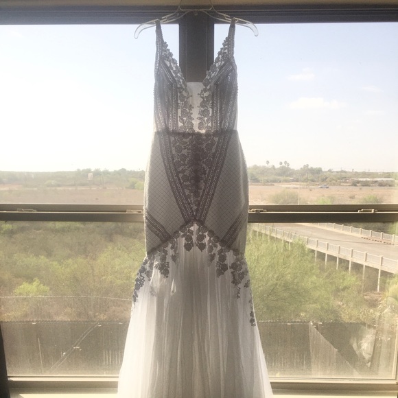 Handmade Mermaid Wedding Dress - Picture 1 of 13